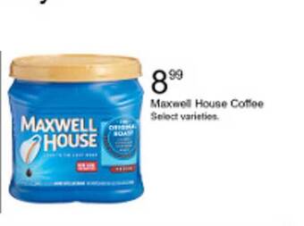 Walgreens Maxwell house coffee offer