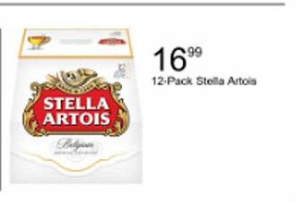 Walgreens 12-pack stella artois offer
