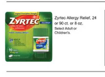Walgreens Zyrtec allergy relief offer
