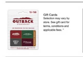 Walgreens Gift cards offer