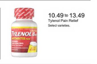 Walgreens Tylenol pain relief offer