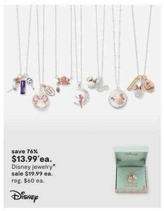 JC Penney Disney jewelry offer