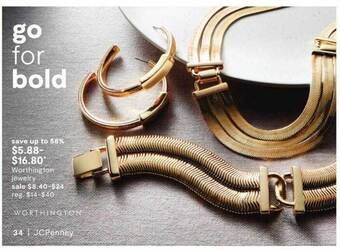 JC Penney Worthington jewelry offer