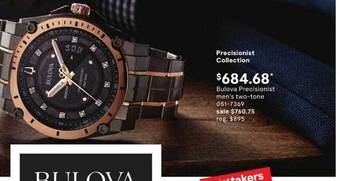 JC Penney Bulova precisionist men's two-tone offer