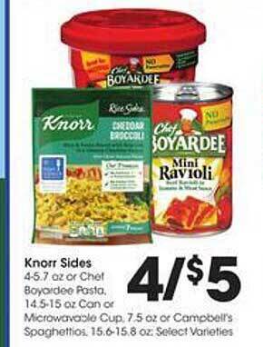 Kroger Knorr sides offer