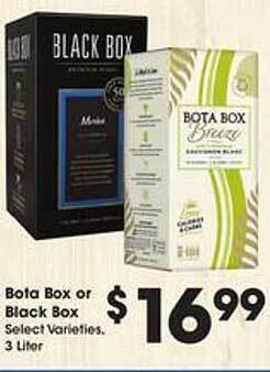 Kroger Bota box or black box offer