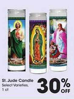 Kroger St. jude candle offer