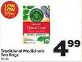 Weis Markets Traditional medicinals tea bags offer