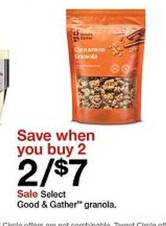Target Select good & gather granola offer