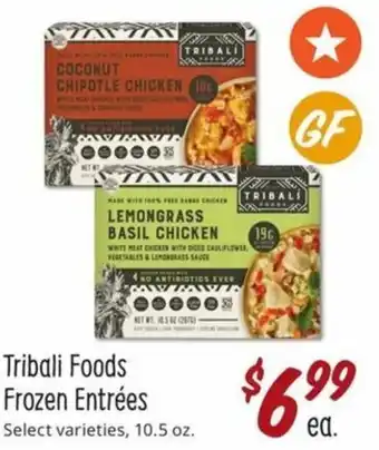 Sprouts Farmers Market Tribal Foods Frozen Entrées 10.5 oz offer