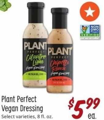 Sprouts Farmers Market Plant Perfect Vegan Dressing offer