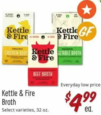 Sprouts Farmers Market Kettle & Fire Broth 32 oz offer