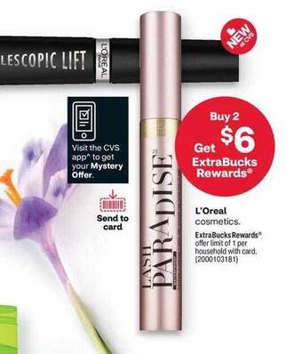CVS L'oreal cosmetics offer