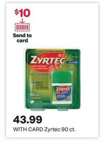 CVS Zyrtec 90 ct offer