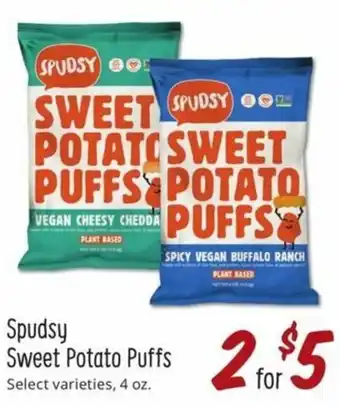 Sprouts Farmers Market Spudsy Sweet Potato Puffs 4 oz offer