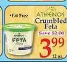 DeMoulas Market Basket Athenos crumbled feta offer