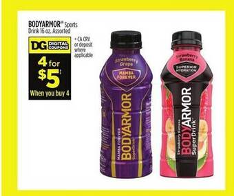 Dollar General Bodyarmor sports drink offer