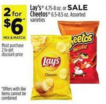 Dollar General Lay's or cheetos offer