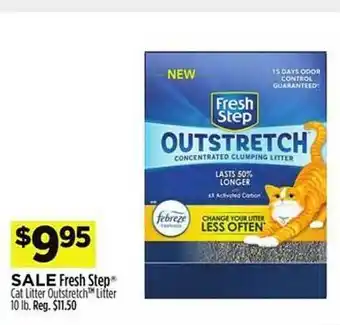 Dollar General Fresh step cat litter outstretch litter offer