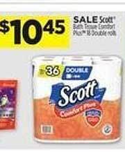 Dollar General Scott bath tissue offer