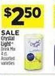 Dollar General Crystal light offer