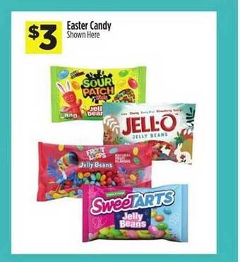Dollar General Easter candy shown here offer