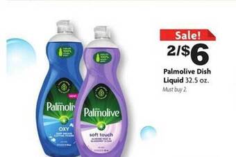 Family Dollar Palmolive dish liquid offer