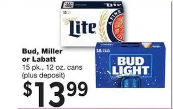Forest Hills Food Bud, miller or labatt offer