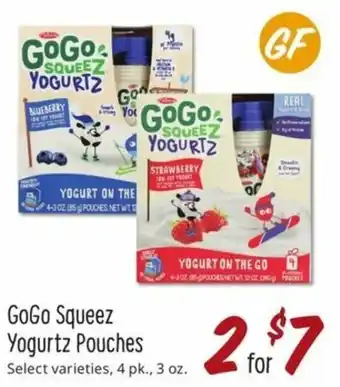 Sprouts Farmers Market GoGo Squeez Yogurtz Pouches 3 oz offer