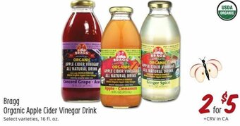 Sprouts Farmers Market Bragg Organic Apple Cider Vinegar Drink offer