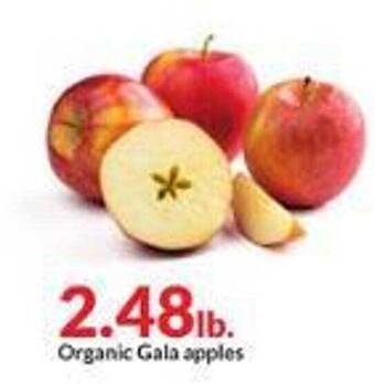 Hy-Vee Organic gala apples offer