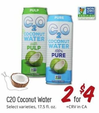 Sprouts Farmers Market C20 Coconut Water offer
