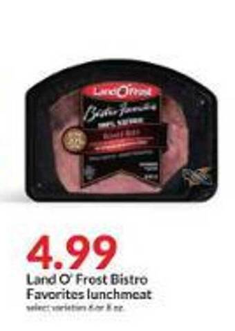 Hy-Vee Land o' frost bistro favorites lunchmeat offer