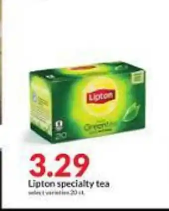 Hy-Vee Lipton specialty tea offer
