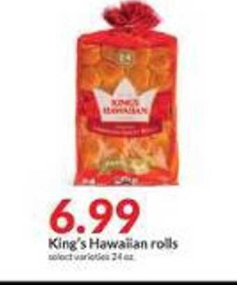 Hy-Vee King's hawaiian rolls offer