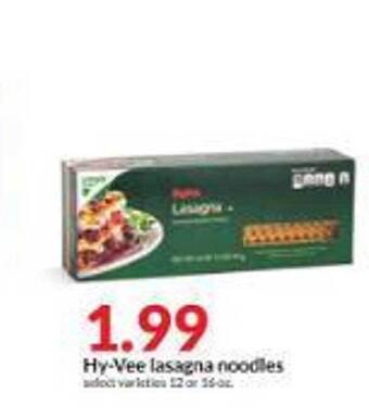 Hy-Vee Hy-vee lasagna noodles offer