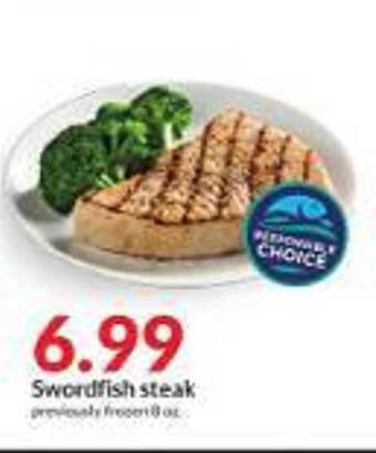 Hy-Vee Swordfish steak offer