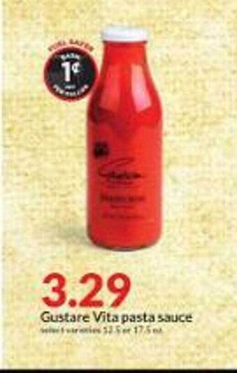 Hy-Vee Gustare vita pasta sauce offer