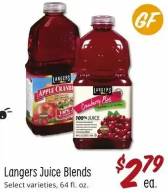 Sprouts Farmers Market Langer Juice Blends offer