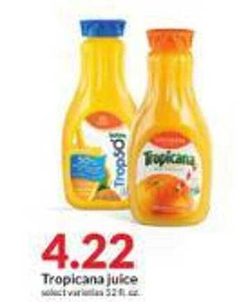 Hy-Vee Tropicana juice offer