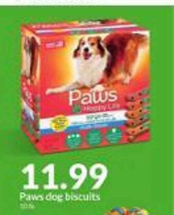 Hy-Vee Paws dog biscuits offer