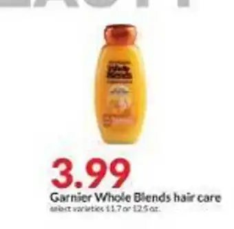 Hy-Vee Garnier whole blends hair care offer