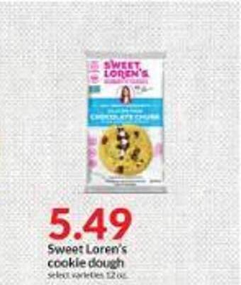 Hy-Vee Sweet loren's cookie dough offer