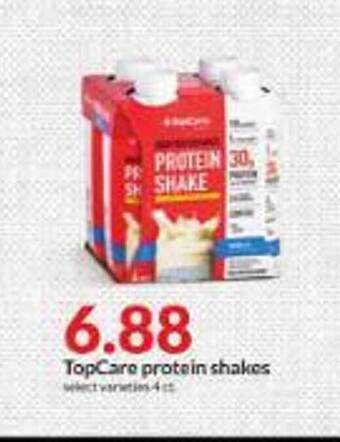 Hy-Vee Topcare protein shakes offer