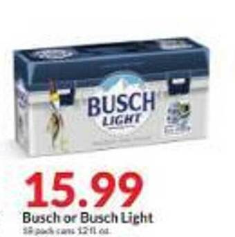 Hy-Vee Busch or busch light offer