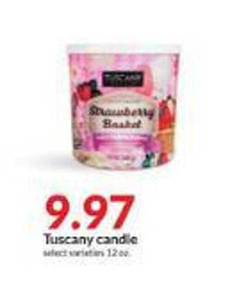 Hy-Vee Tuscany candle offer