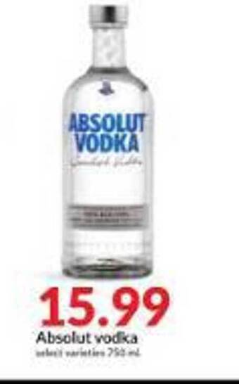 Hy-Vee Absolut vodka offer