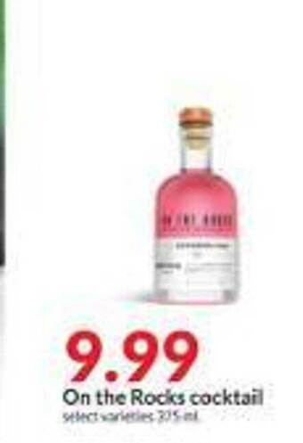 Hy-Vee On the rocks cocktail offer