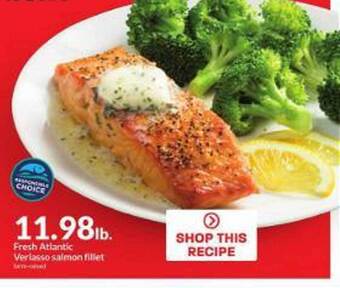 Hy-Vee Fresh atlantic verlasso salmon fillet offer