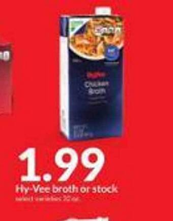 Hy-Vee Hy-vee broth or stock offer